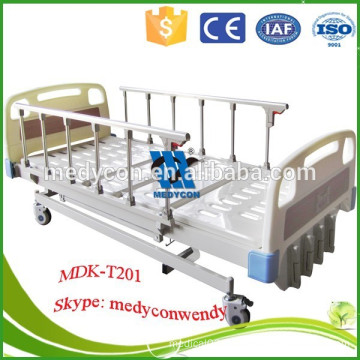 five functions Manual adjustable hospital  bed